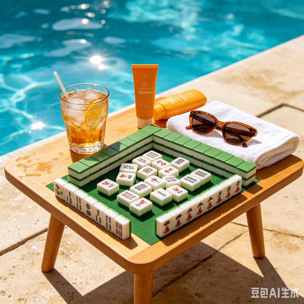 logo engrave mahjong tiles
