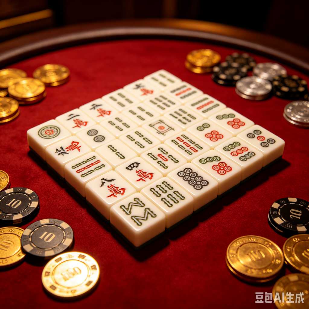 wood mahjong tiles